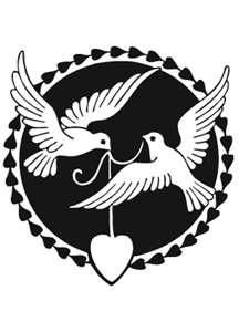 image: Valentine doves