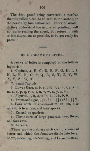 image: Printers Guide, 1818