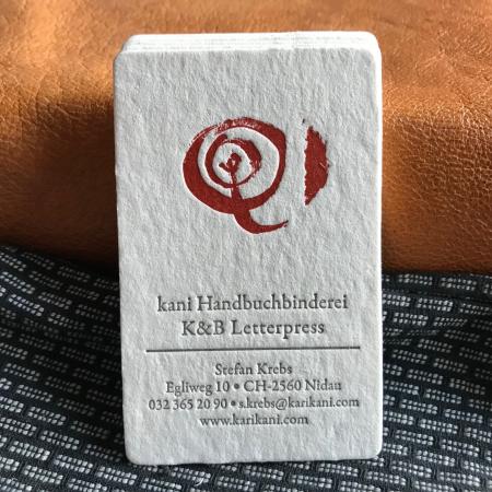 image: Business card with new logo