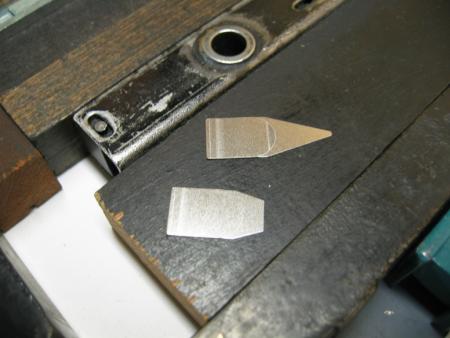 image: Clip the pointy end of the Book Dart, so that it lies flatter against the cylinder.