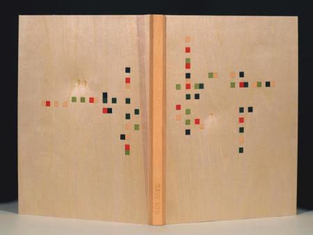 image: Design binding of the Guild of Bookworkers 100th Anniversary exhibition catalog.