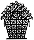 image: Basket of flowers