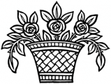 image: Rose basket
